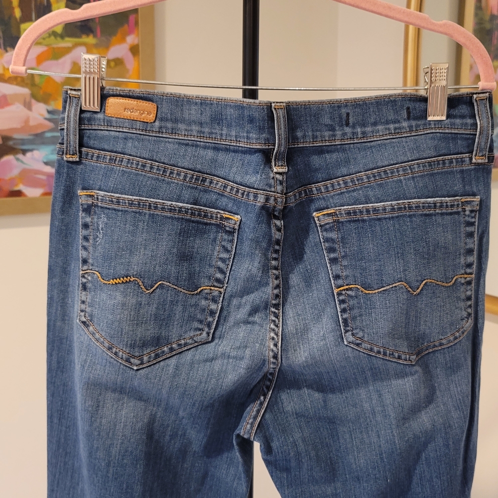 RED ENGINE Firefly Mid Rise Straight Leg Jean Made in America Size 30 - Picture 4 of 16